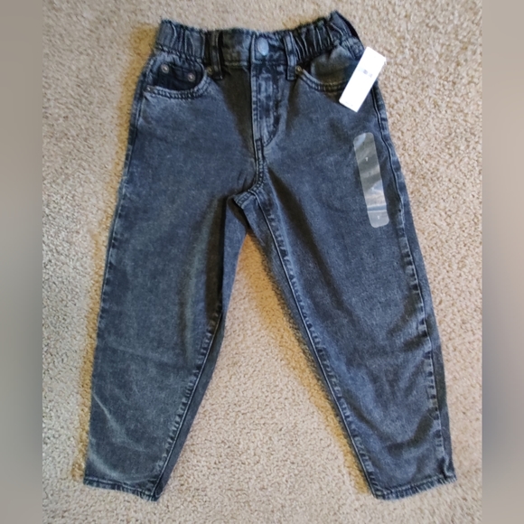 Gap Girls Black Barrel Jeans Washwell Various sizes NWT - Picture 5 of 6
